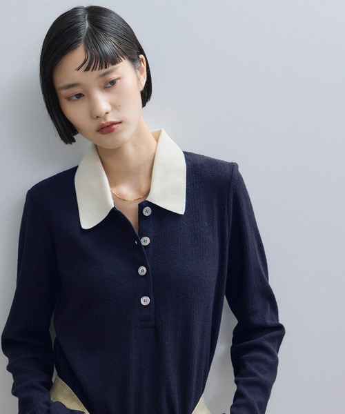 ADAM ET ROPE'（アダムエロペ） ポロシャツ ポロ 「WEB限定」ロング