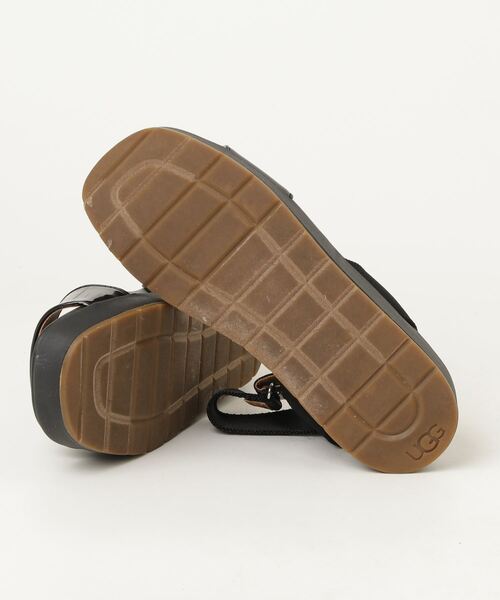 「UGG」 フラットサンダル 24.5cm ブラック レディース_画像3