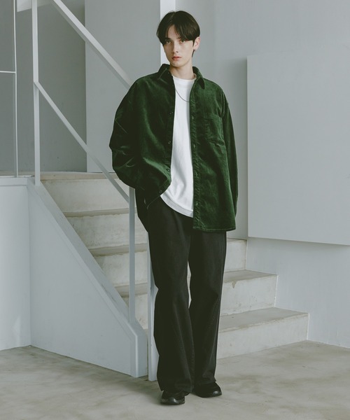 【イトティ】染0658 青のアビス 緑の染色体 レイジブルーシャツセット RAGEBLUE（レイジブルー） シャツ Assort Pattern Open collar Shirt