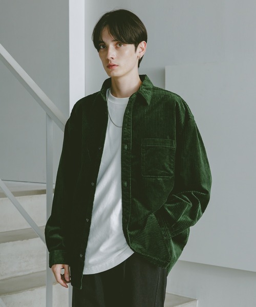RAGEBLUE（レイジブルー） シャツ コーデュロイビッグシャツ