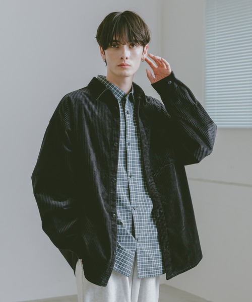 RAGEBLUE（レイジブルー） シャツ コーデュロイビッグシャツ