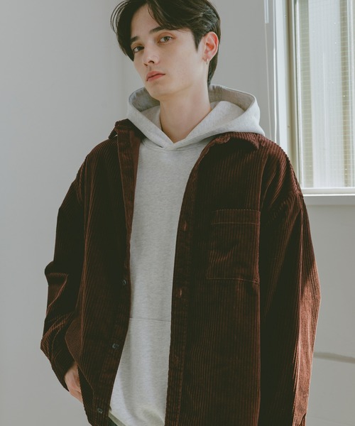 RAGEBLUE（レイジブルー） シャツ コーデュロイビッグシャツ