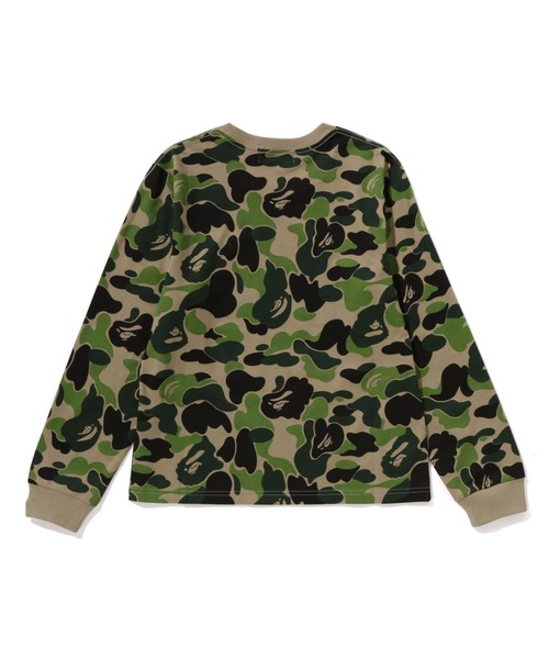 A BATHING APE（アベイシングエイプ） tシャツ ABC CAMO COLLEGE LS
