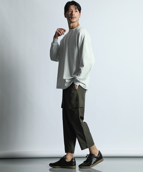 ランバンオンブルー　クロップドカットソー　ダンボール　ポンチ LANVIN - ランバンオンブルー クロップドカットソー ダンボール ポンチ