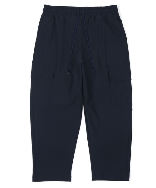 LANVIN en Bleu ワイドパンツ カーゴパンツ ライトポンチ ジャージ素材