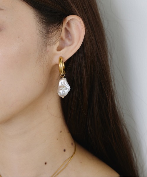 ANDRESD ピアス バロックパールピアス / baroque pearl pierce