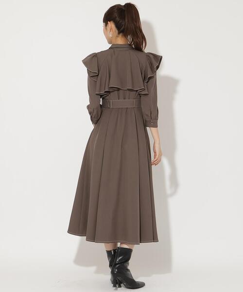 JILTU フリルワンピース JILL by JILL STUART（ジルバイジルスチュアート） シャツワンピース