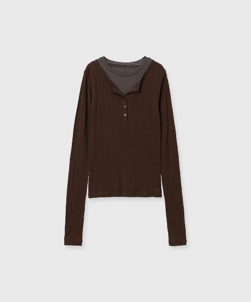 ヤッコマリカルド ハイネック カットソー プルオーバー ピンタック