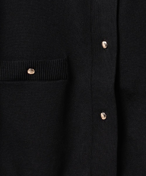 allureville（アルアバイル） ニットカーディガン 2 ブラック系その他