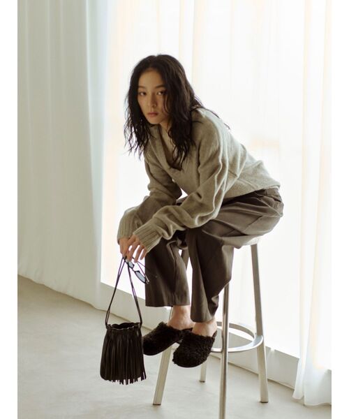 Ungrid（アングリッド） ニット セーター ラムウールVネックニット