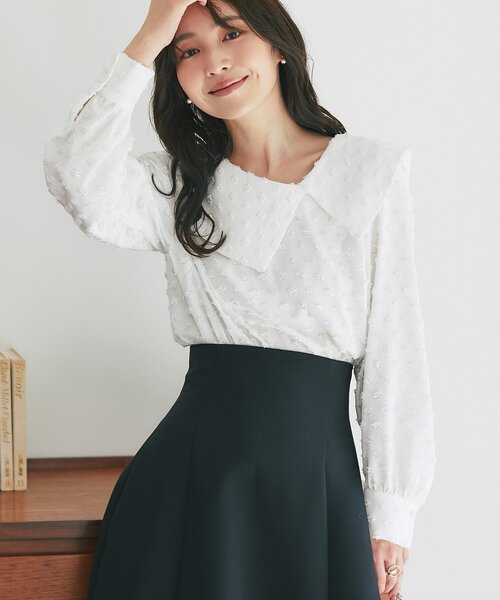 La boutique Bonbon（ラブティックボンボン） ブラウス シャツ 「小顔 