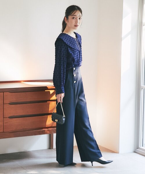 La boutique Bonbon（ラブティックボンボン） ブラウス シャツ 「小顔