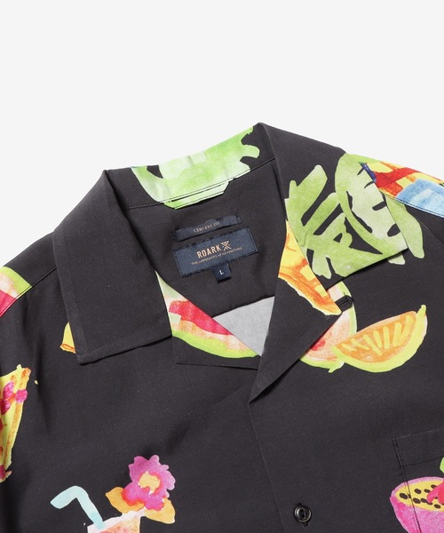 「ROARK REVIVAL」 半袖シャツ X-LARGE ピンク メンズ_画像2