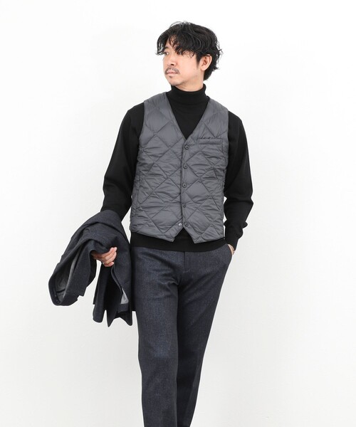 TAION ダウンベスト ベスト 「ビジカジ対応」「TAION/タイオン」SINGLE