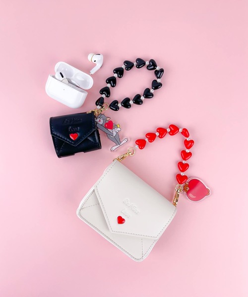 イヤホン ヘッドホン TOM and JERRY×Flapper ラブレターAirPodsケース