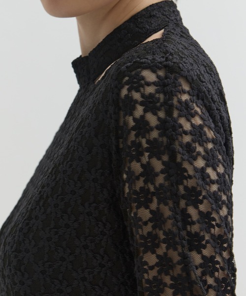 CLANE（クラネ） ワンピース 「CLANE/クラネ」3D FLOWER LACE SLASH