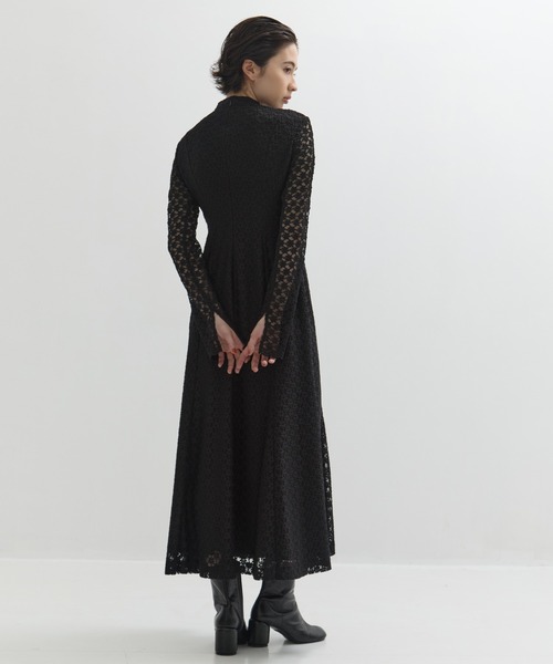 CLANE（クラネ） ワンピース 「CLANE/クラネ」3D FLOWER LACE SLASH
