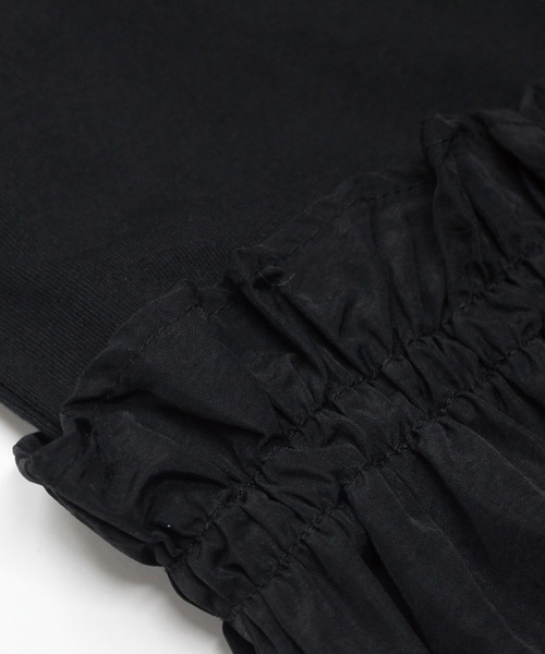 「LAVEANGE」 ドッキングワンピース 5L ブラック レディース_画像3