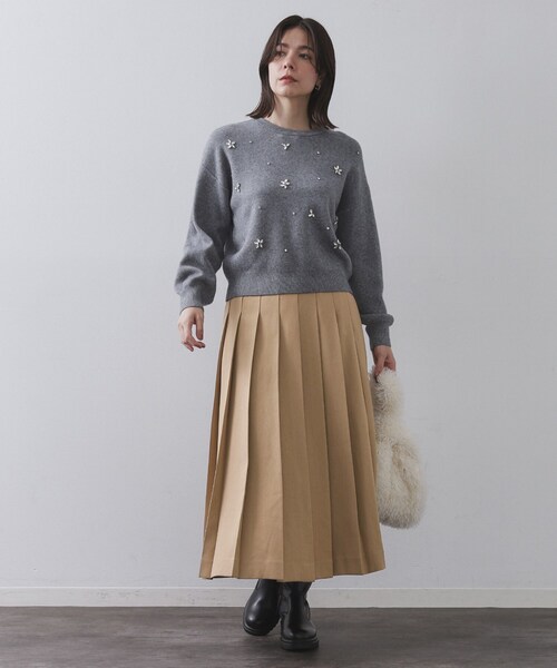 OPAQUE.CLIP（オペークドットクリップ） スカート ワイドプリーツ