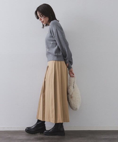 OPAQUE.CLIP（オペークドットクリップ） スカート ワイドプリーツ