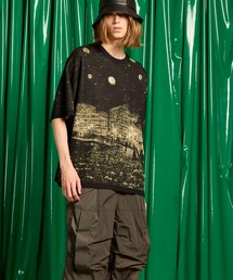 「MAISON SPECIAL」 半袖ニット 1 ブラック メンズの画像6