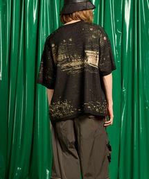 「MAISON SPECIAL」 半袖ニット 1 ブラック メンズの画像7