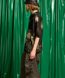 「MAISON SPECIAL」 半袖ニット 1 ブラック メンズの画像8