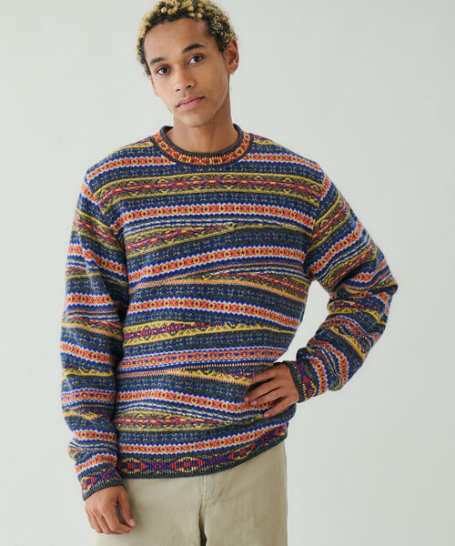 COOHEM フェアアイル ニットプルオーバー Coohem（コーヘン） セーター ニット | クレイジーフェアアイル ニット