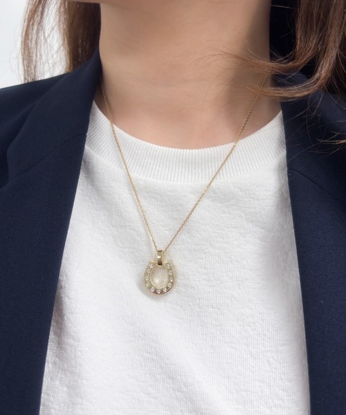 LANVIN en Bleu ネックレス 馬蹄モチーフ レディース : ZOZOTOWN Yahoo