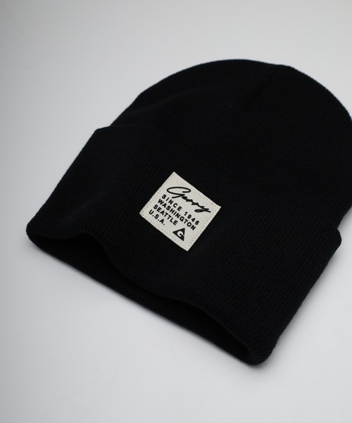 GERRY（ジェリー） ニット帽 ニットキャップ GERRYスウェードワッペン