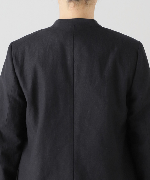 FRAMeWORK（フレームワーク） ノーカラージャケット 36 ベージュ