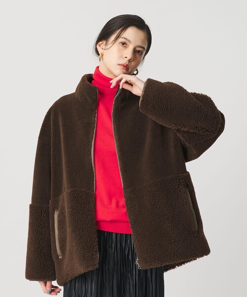 週末限定価格2024AW⭐︎ Curensologyボアスタンドジップブルゾン 2024AW⭐︎ Curensologyボアスタンドジップブルゾン