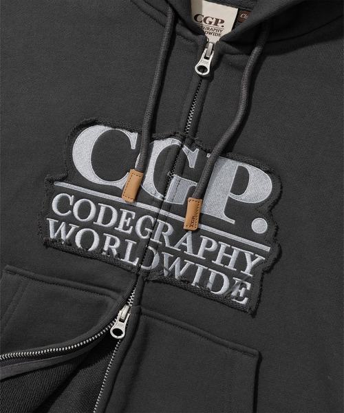 codegraphy（コードグラフィー） パーカー (Women) Square Point 