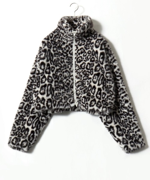 ⭕️タトラス　ジャケット　　　　ブルゾンNUPLEA （2）Mレオパード柄ファー 楽天市場】【取寄】ボアジャケット ボアブルゾン ジャケット ブルゾン