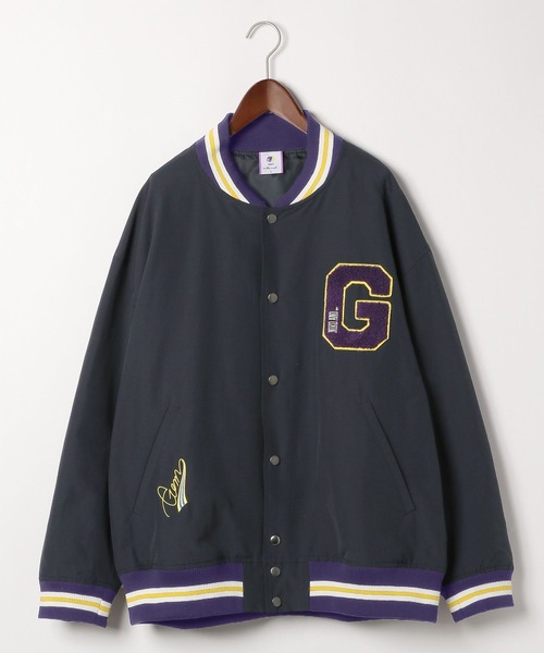 niko and…（ニコアンド） スタジャン MEDIUM ブラック メンズ