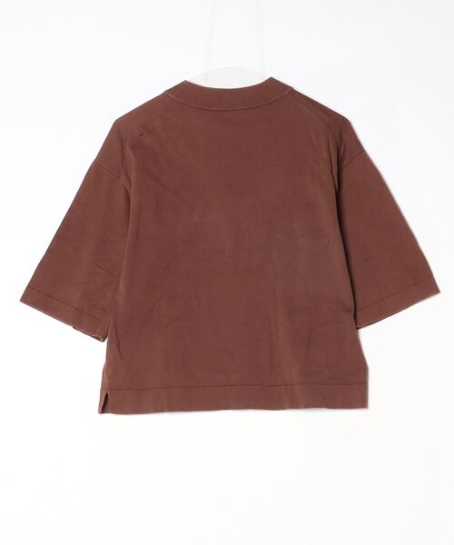 「Morris & Sons」 半袖ニット 0 ブラウン レディース_画像2