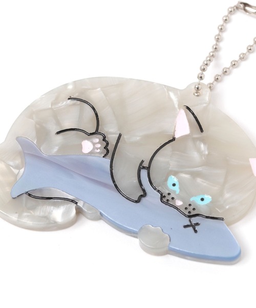 No.2664 スライディングねこのチャーム studio CLIP（スタディオクリップ） チャーム アセチミラーいぬねこ