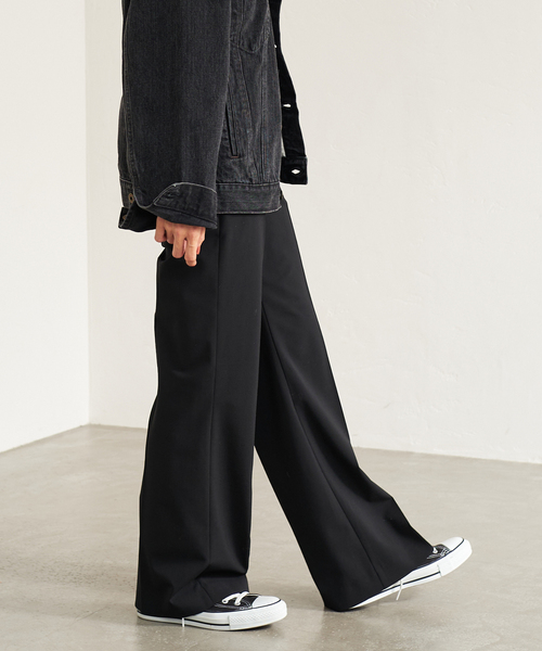 【6】ブーツカットパンツ　36 6(ROKU)〉 ブーツカットパンツ 36