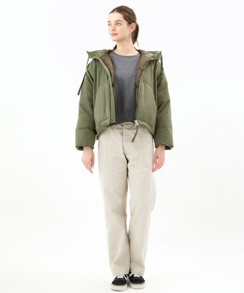 オーシバル　フード付きダウンジャケット　レディース SALE] ORCIVAL オーシバル フード付き ダウンジャケット OR-A0409 SRL