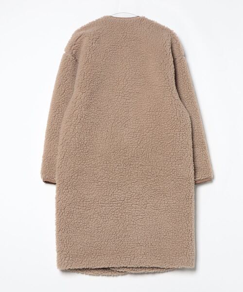 HYKE（ハイク） ノーカラーコート 1 ブラウン レディース : ZOZOTOWN