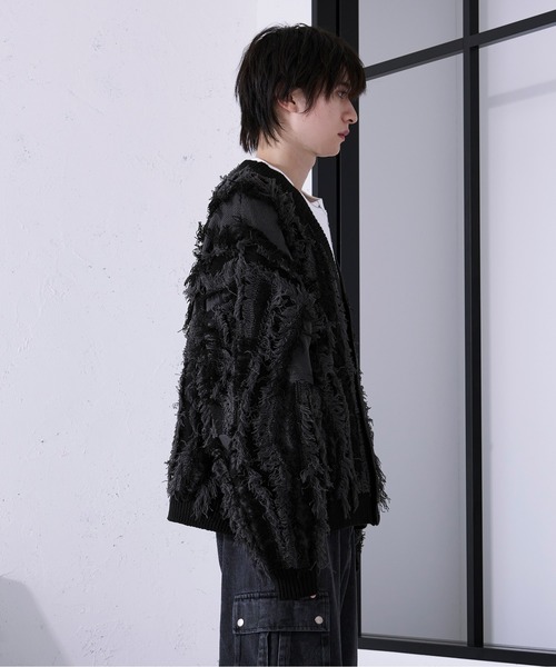 メンズファッション 「Ellno Loset」 ニットカーディガン LARGE 