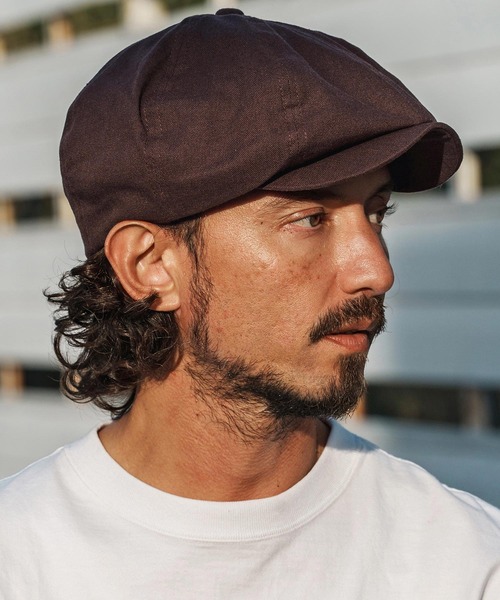 CAMBIO（カンビオ） 帽子 キャスケット mko13333- Linen Blend Big