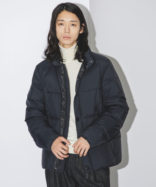 NANO universe（ナノ・ユニバース） ダウンジャケット S ネイビー