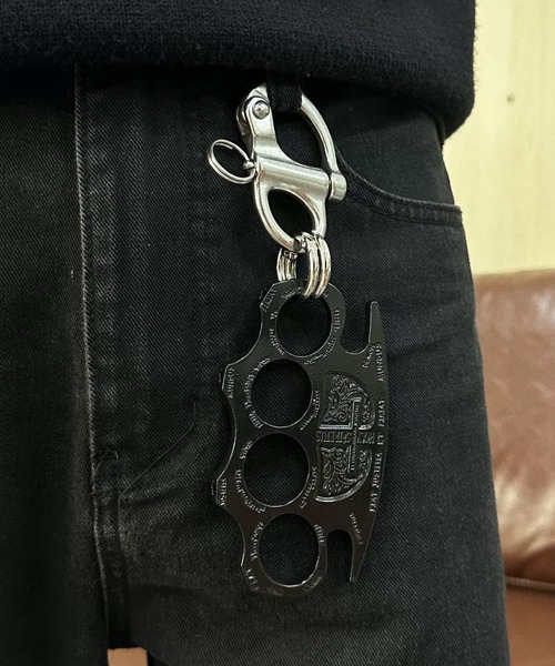 ZOCALO ソカロナックル・キーホルダー　ZZSPB-0017 メリケンサック WESTBOY（ウエストボーイ） キーホルダー カイザーナックル メリケン