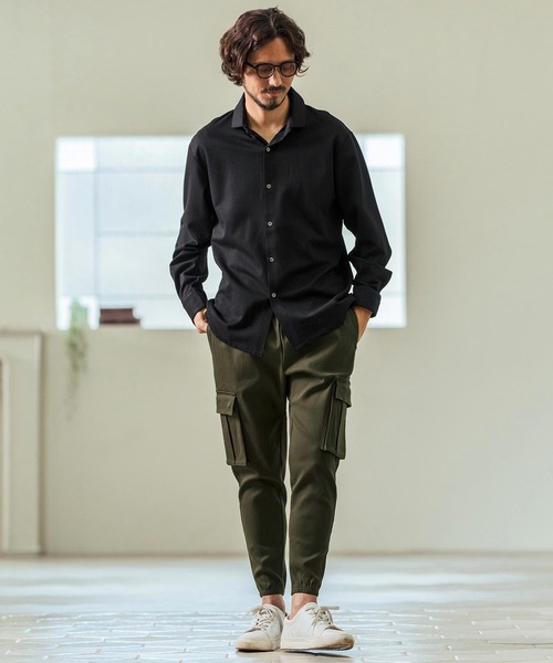 「Magine」 カーゴパンツ 44 チャコール メンズ_画像7