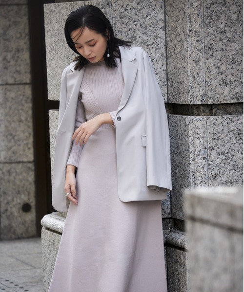 anuans（アニュアンス） テーラードジャケット FREE ライトグレー