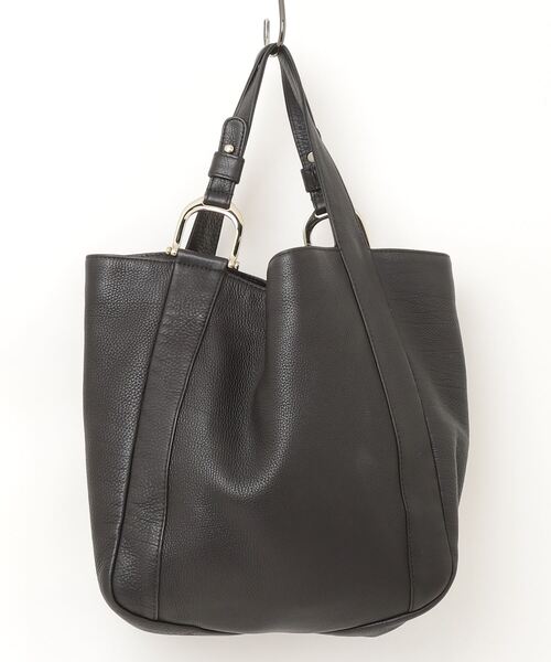 グッチGUCCI黒レザートートバッグハンドバッグビジネスバッグ　メンズレディース GUCCI（グッチ） トートバッグ - ブラック レディース : ZOZOTOWN
