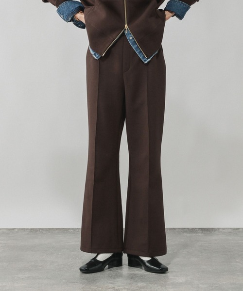AtLast&Co. work pants 微フレア GLOBAL WORK（グローバルワーク） ワイドパンツ スウェットパンツ
