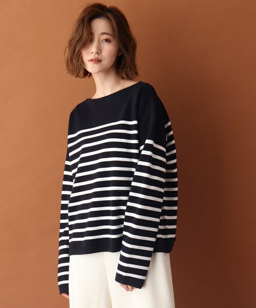 「DRESSTERIOR」 長袖ニット 38 ブルー レディース_画像2