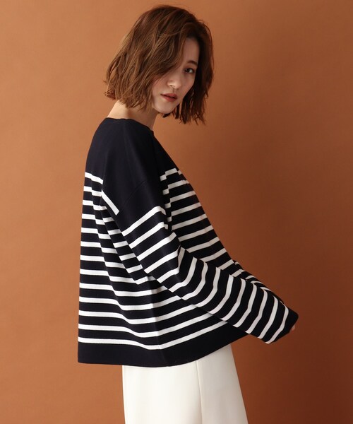 「DRESSTERIOR」 長袖ニット 38 ブルー レディース_画像3